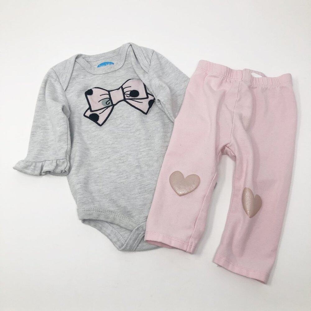 First Impressions Baby Girl Bodysuit & Pants Set 3-6M